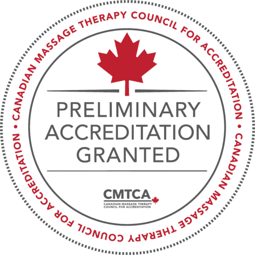 preliminary accreditation granted massage therapy program